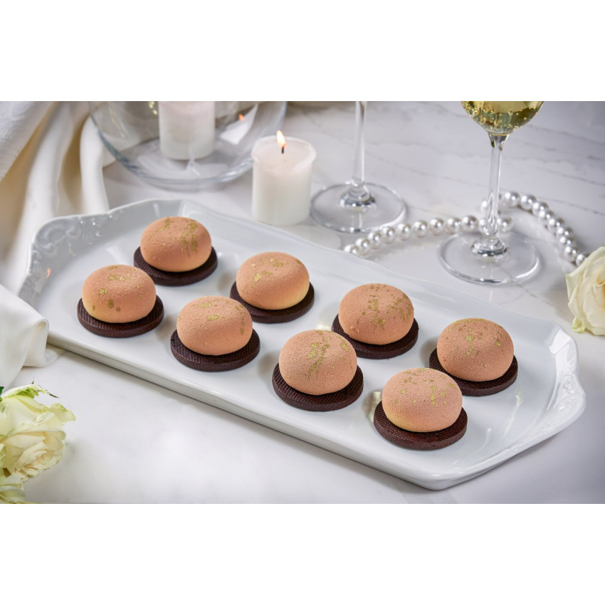 Desert mini-mousse căpșună și zmeură