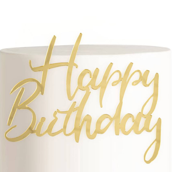 Топпер Happy Birthday мини