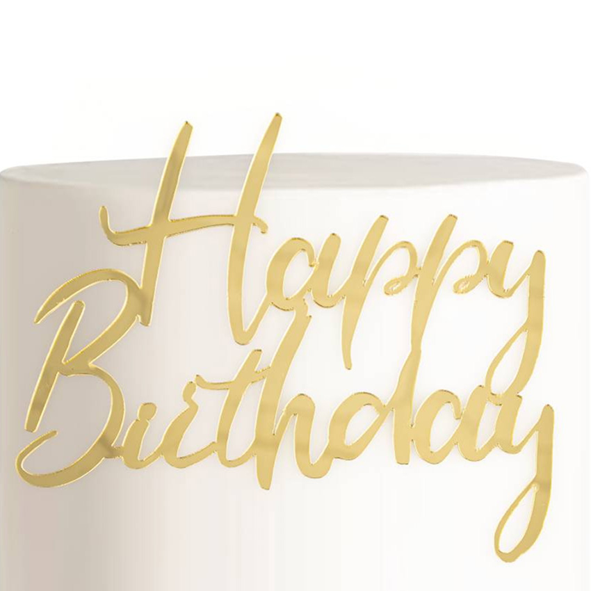 Топпер Happy Birthday мини