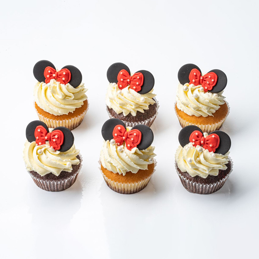 Капкейки Minnie Mousse 6 шт
