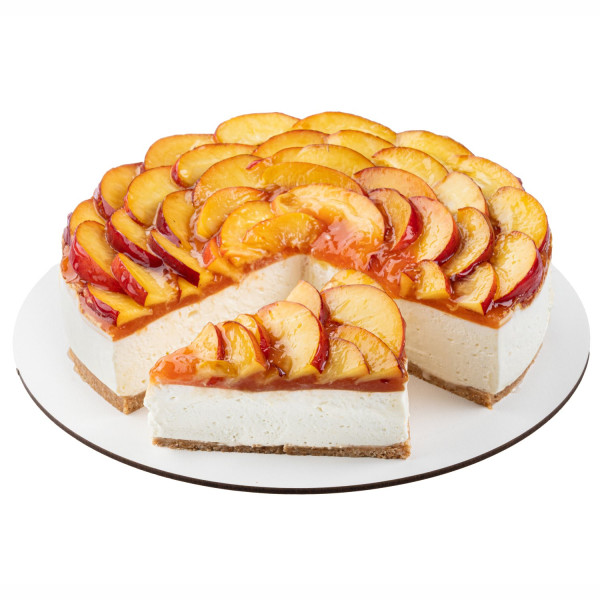Cheesecake cu nectarine și Amaretto