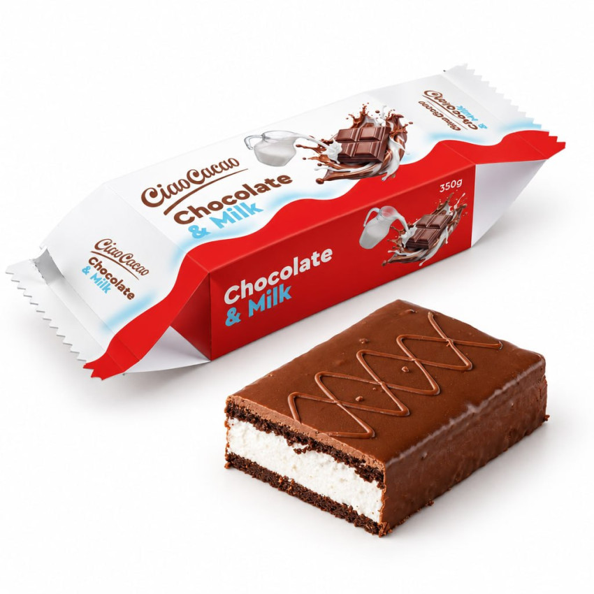Tort Kinder Delice (Chocolate and Milk)